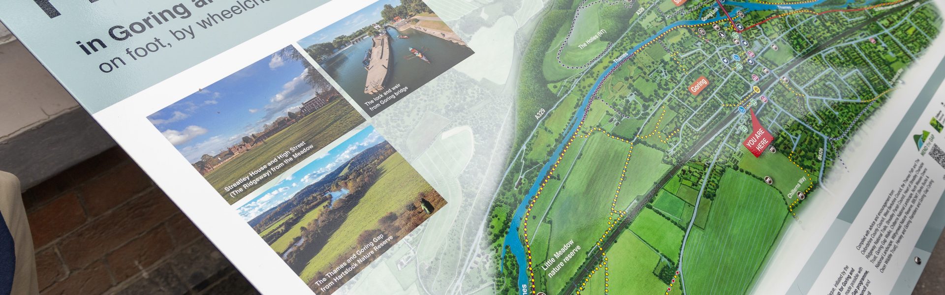 Orientation map for Goring and Streatley